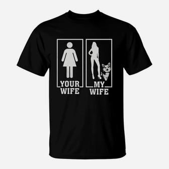 My Wife Is A Corgi Lover Your Wife Is Not T-Shirt - Seseable