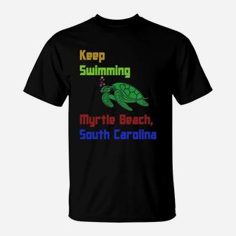 Myrtle Beach, South Carolina Beach Shirt T-Shirt - Seseable