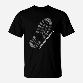 National Parks Boot Print Listing All National Parks T-Shirt - Seseable