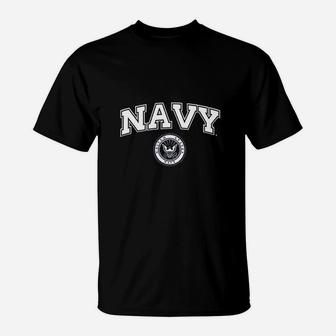 Navy United States Of America Graphic T-Shirt - Seseable