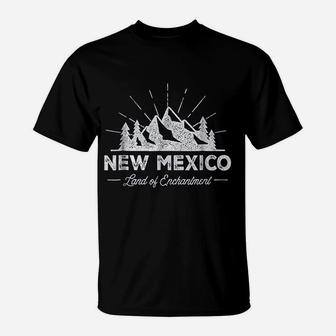 New Mexico Vintage Nm Hiking Retro T-Shirt - Seseable