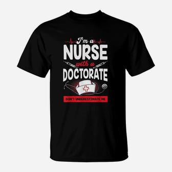 Nurse Doctorate Dnp Phd Practitioner Gift T-Shirt - Seseable