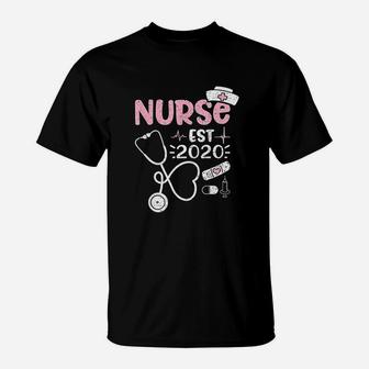 Nurse Est 2020 Nurse Life T-Shirt - Seseable
