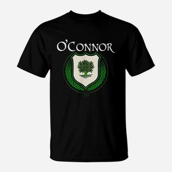 O'connor Surname Irish Last Name O'connor Crest T-Shirt - Seseable