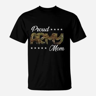 Ocp Bold Proud Army Mom T-Shirt - Seseable