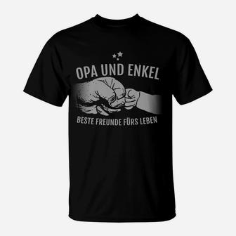 Opa und Enkel Beste Freunde T-Shirt, Lebenslange Bindung Tee - Seseable