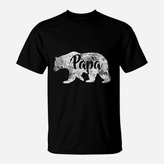 Papa Bear Awesome Camping Fathers Day T-Shirt | Seseable CA