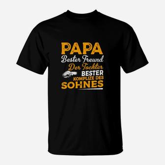 Papa Bester Freund Der Thercher- T-Shirt - Seseable