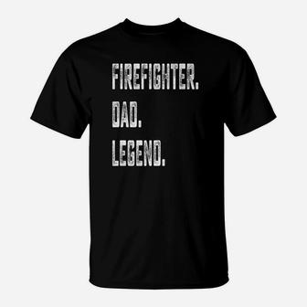 Papa Firefighter Dad Legend, best christmas gifts for dad T-Shirt - Seseable