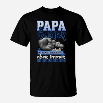 Papa & Tochter Hand in Hand T-Shirt, Liebevolles Design - Seseable