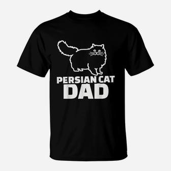 Persian Cat Dad T-Shirt - Seseable