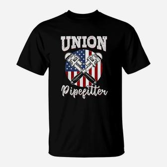 Pipefitter Gifts Funny Plumber Plumbing Union Pipefitter T-Shirt - Seseable