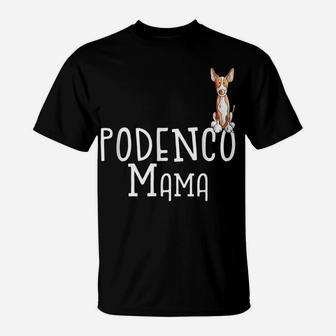 Podenco Mama I Hundemotiv Windhund T-Shirt - Seseable