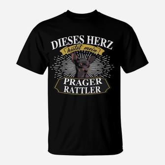 Prager Rattler Hütet Mein Herz T-Shirt - Seseable