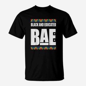 Pride Black History Month Black And Educated T-Shirt - Seseable