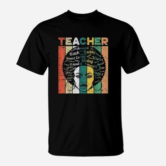 Pride Black History Month Black Teacher T-Shirt - Seseable