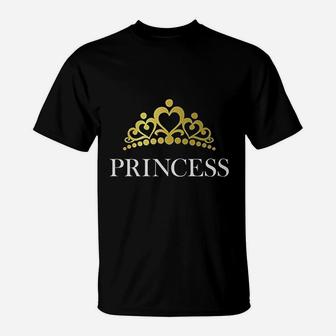 Princess Crown Gift For Daughter Toddler Kids T-Shirt | Seseable FR