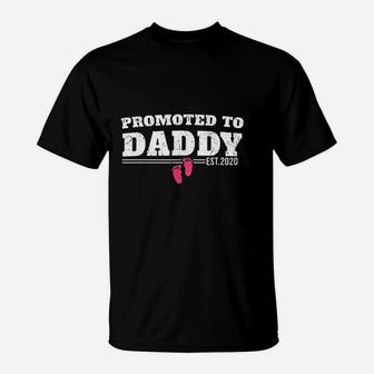 Promoted To Daddy 2020 It Is A Girl New Dad T-Shirt - Seseable