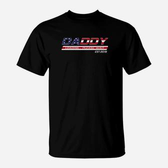 Promoted To Daddy Loading 2019 Shirt Fathers Day Gifts Dad T-Shirt - Seseable