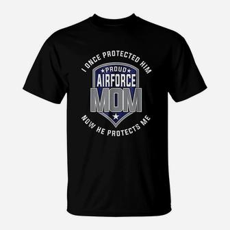 Proud Airforce Mom Protect Sons T-Shirt - Seseable
