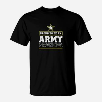 Proud Army Grandpa Proud To Be An Army Grandpa T-Shirt - Seseable
