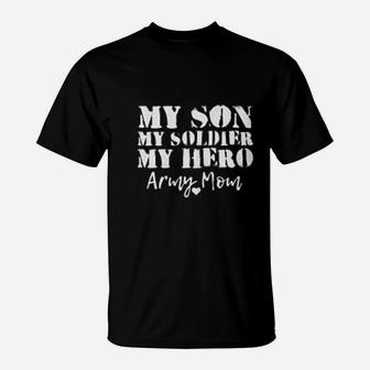 Proud Army Mom Us Army Mother T-Shirt - Seseable