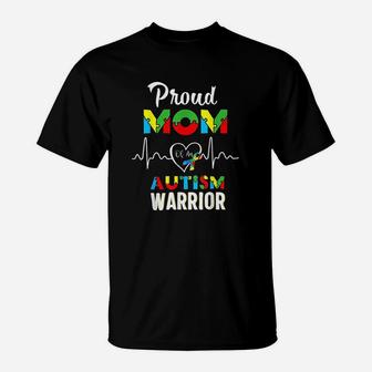 Proud Mom Awareness Warrior T-Shirt - Seseable