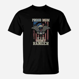 Proud Mom Of Us Army Ranger T-Shirt - Seseable
