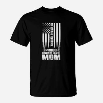 Proud National Guard Mom Army Mom T-Shirt - Seseable