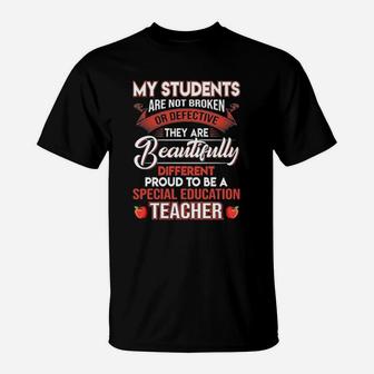 Proud To Be A Special Education Teacher Teachers Day T-Shirt - Seseable