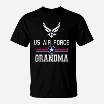 Proud Us Air Force Grandma Military T-Shirt - Seseable