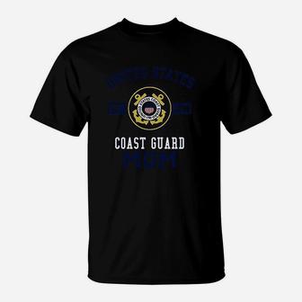 Proud Us Coast Guard Mom Military Pride T-Shirt - Seseable