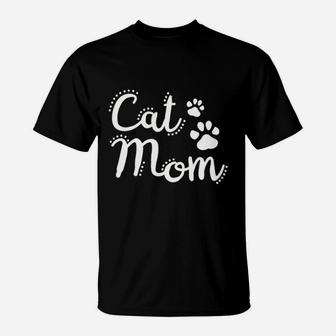 Psalm Life Cat Mom Cute Mothers Day T-Shirt - Seseable
