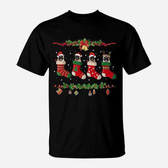 Pug Christmas T-Shirt - Seseable