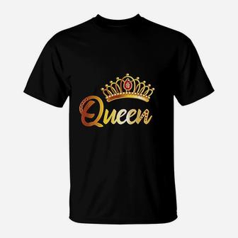 Queen For Women Family Matching King Princess Prince T-Shirt - Seseable