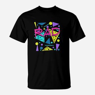 Rad 1980s Vintage Eighties Costume Party T-Shirt - Seseable