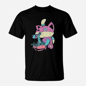 Ramen Cat Anime Kawaii T-Shirt - Seseable