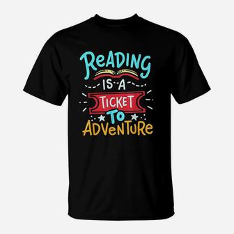 Reading Adventure Library Student Teacher Book T-Shirt - Seseable