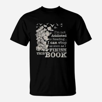 Reading Gifts Bookworm Librarian Reader Books T-Shirt - Seseable