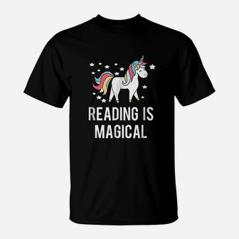 Reading Is Magical Unicorn To Promote Reading T-Shirt | Seseable UK