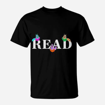 Reading Teacher Read Books Bookworms T-Shirt - Seseable