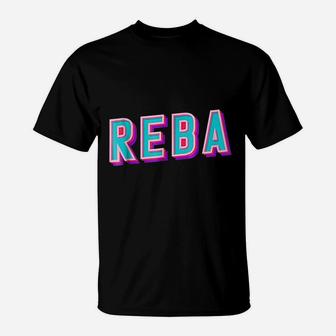 Reba Retro Vintage Graphic T-Shirt - Seseable