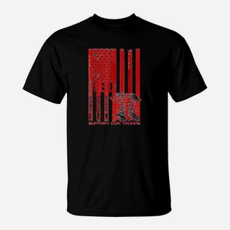 Red Friday Military Support Our Troops T-Shirt - Seseable