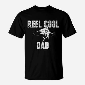 Reel Cool Dad Papas Fishing Buddy Great Gift T-Shirt - Seseable