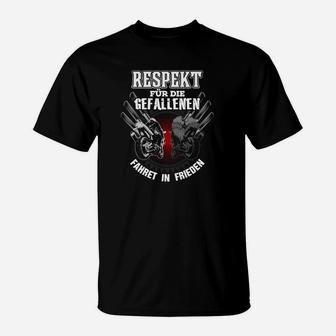 Respekt Für Die Gefallenen T-Shirt - Seseable