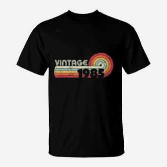 Retro 1985 Vintage Birthday Gift T-Shirt - Seseable