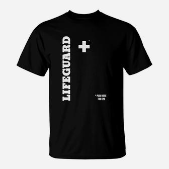 Rettungsschwimmer Schieben Hier T-Shirt - Seseable