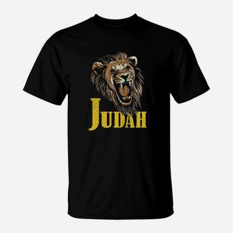 Roar Lion Tribe Judah Symbol Torah Hebrew Israelite T Shirt T-Shirt - Seseable