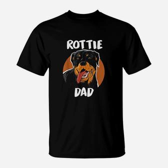 Rottweiler Rottie Dad Dog Puppy Pet Animal Lover T-Shirt - Seseable