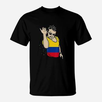 Salt Soccer Colombia Jersey World Colombian Football T-Shirt - Seseable